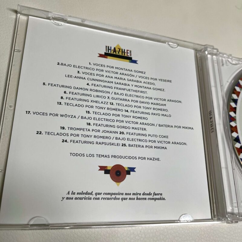 Hazhe- H-a-z-h-e- CD – detalle
