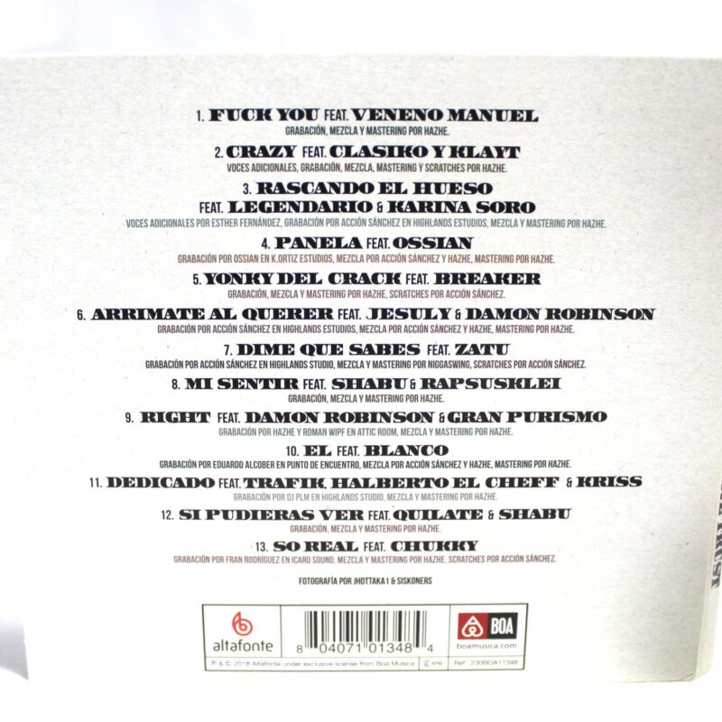 Hazhe&accion Sanchez - Hiphop Wetrust - CD – detalle